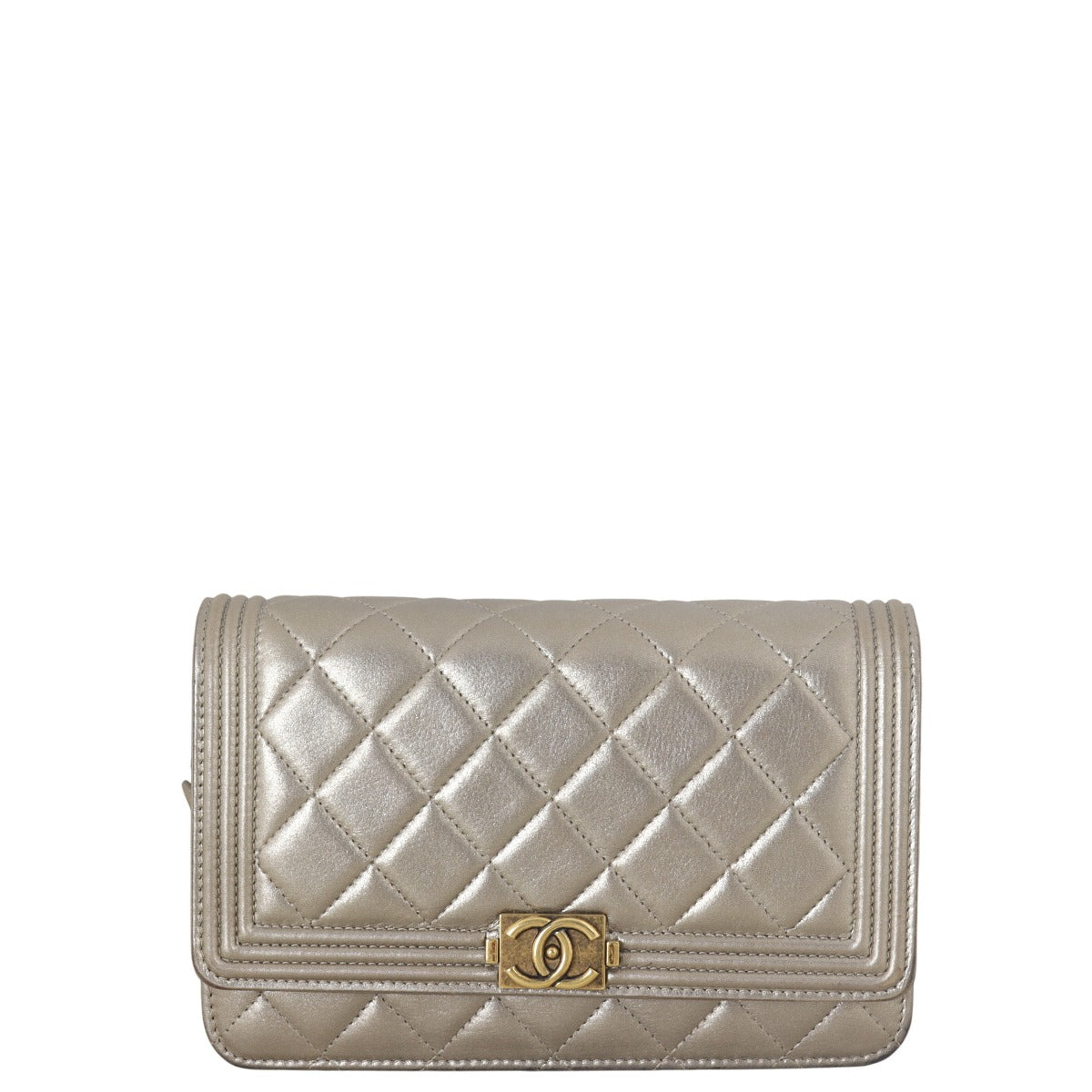 Chanel Boy Wallet on Handbag Quilted Chain Crossbody Bag Chain 14042025