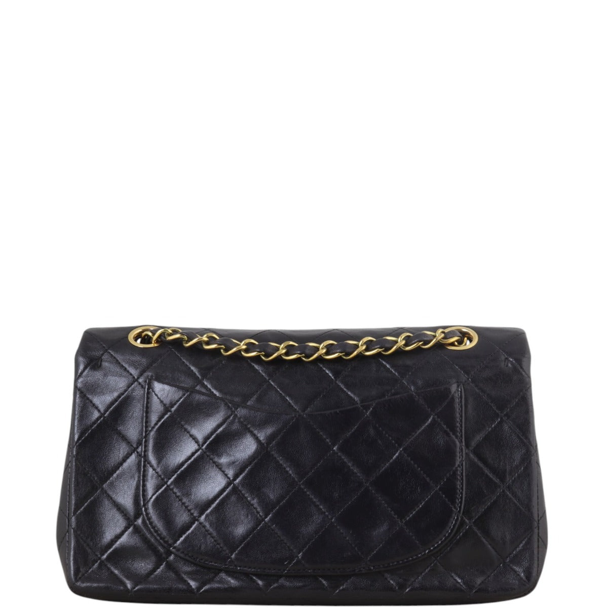 Chanel Classic Double Flap Handbag Quilted Black Shoulder Bag Small 19112024
