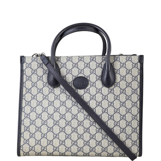 Gucci GG Supreme Interlocking G Tote Small