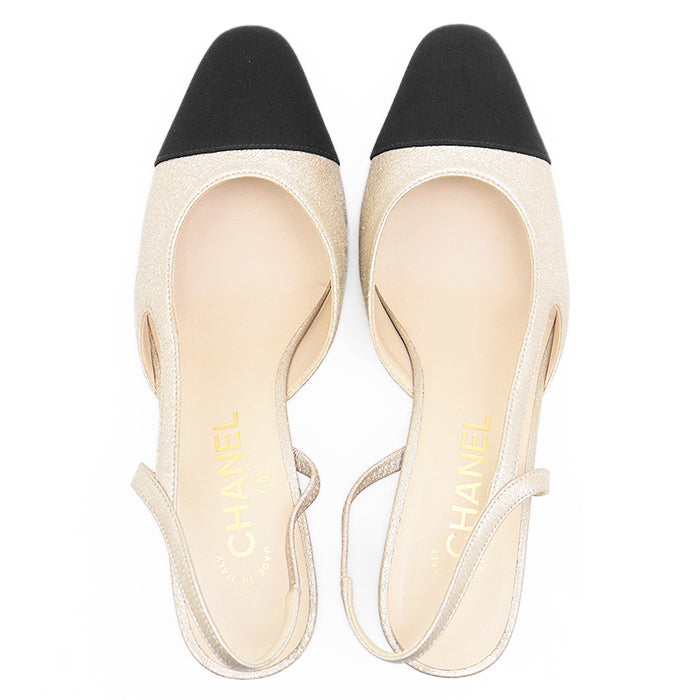 Chanel G31318 Goatskin & Grosgrain Pumps Bag