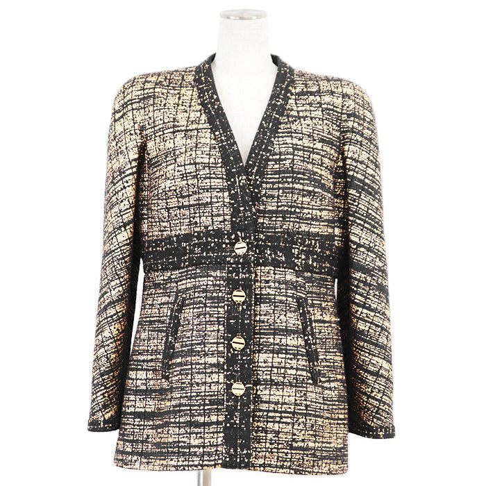 Chanel P61802 Tweed Wool Blend Jacket