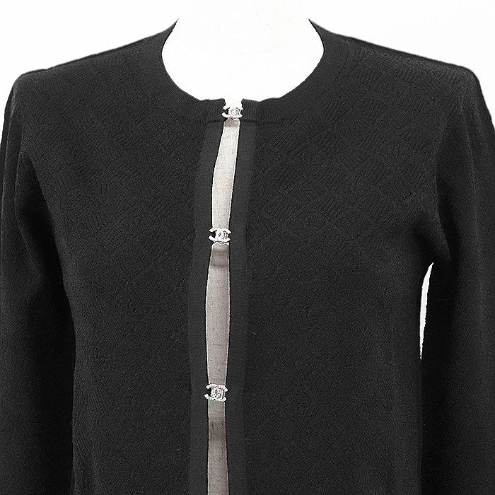 Chanel P76842 Monogram Knit Cardigan Bag