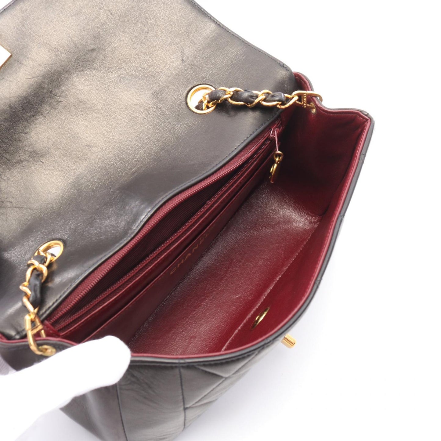 Chanel Matelasse Diana Flap Lambskin Shoulder Bag