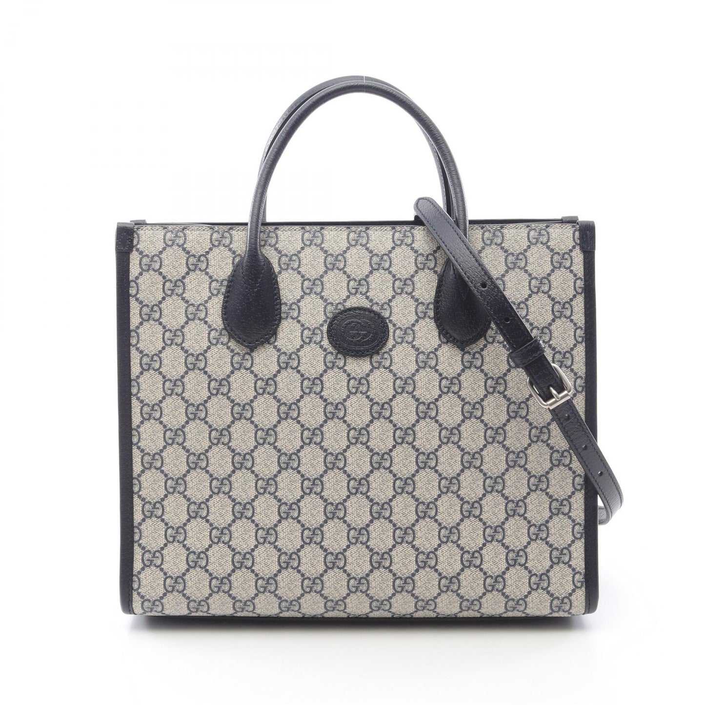 Gucci Supreme Coated Tote Bag Leather Canvas