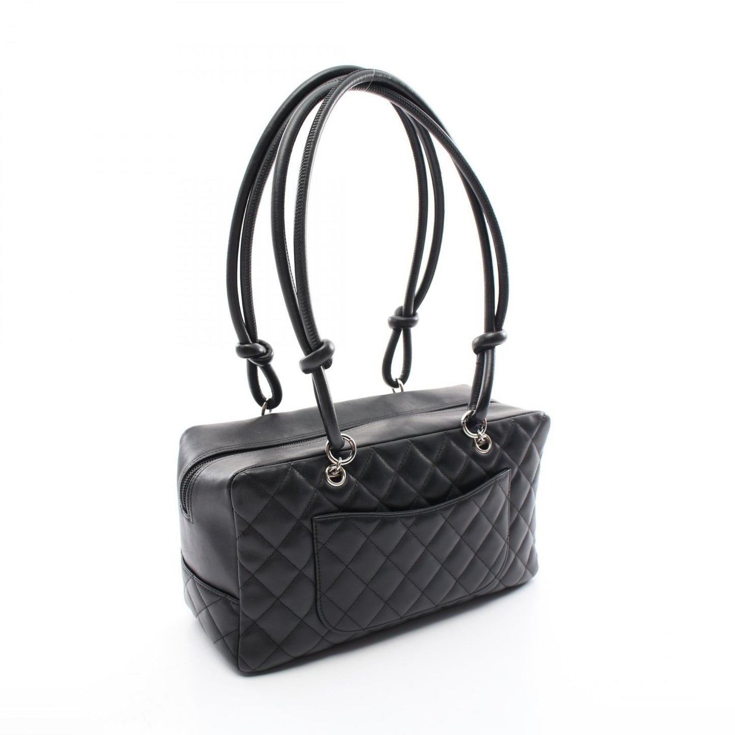 Chanel Cambon Line Leather Bowling Bag A25171