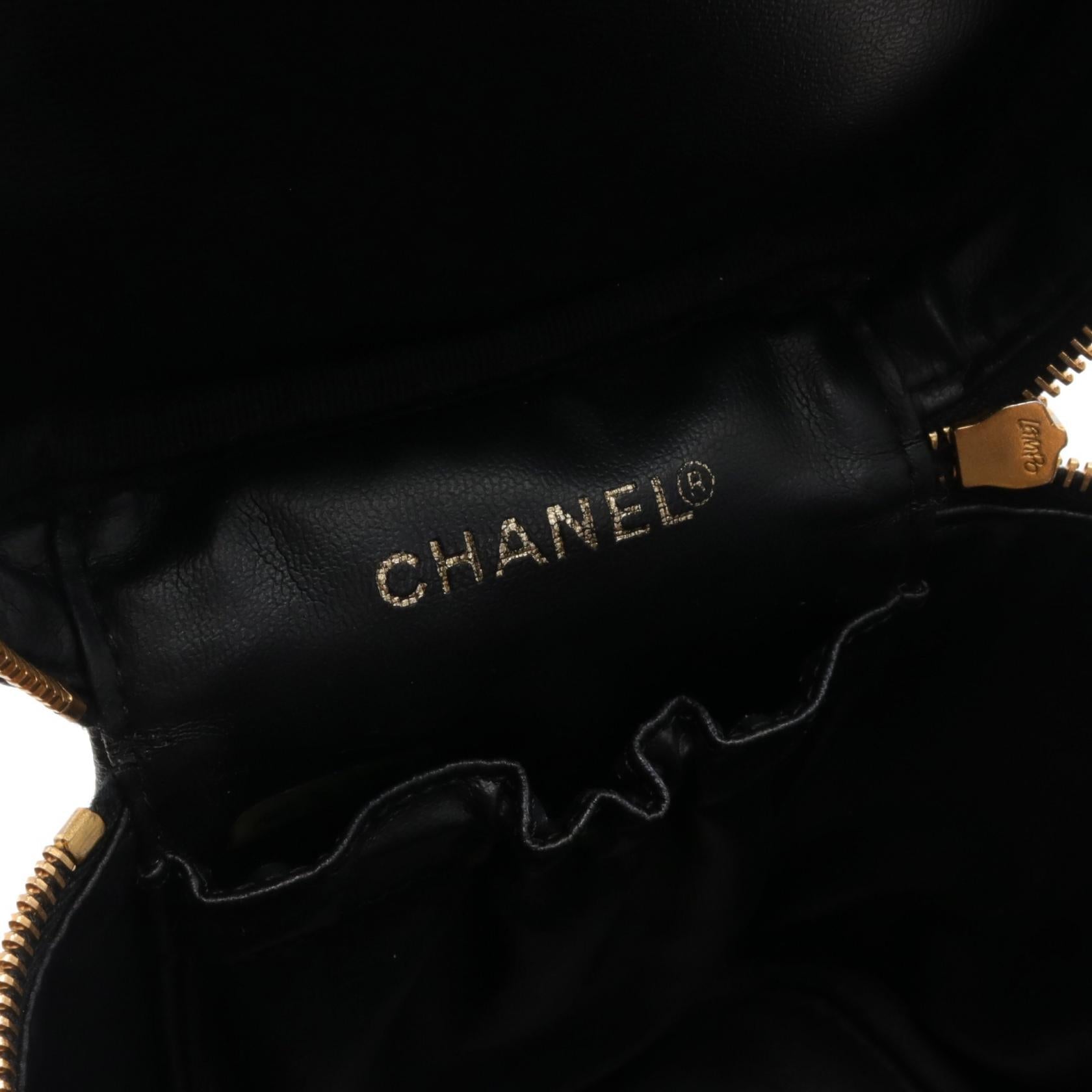 Chanel Caviar Skin Coco Mark Handbag A01998