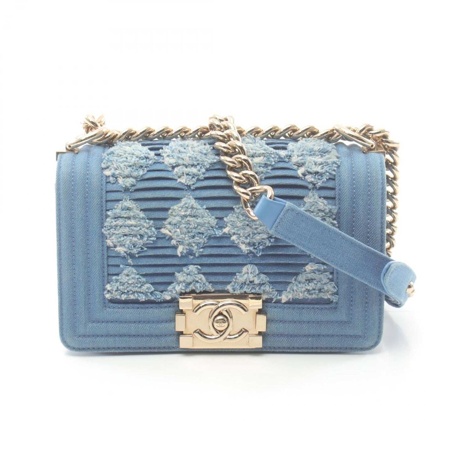 Chanel Boy Chanel Denim Shoulder Bag
