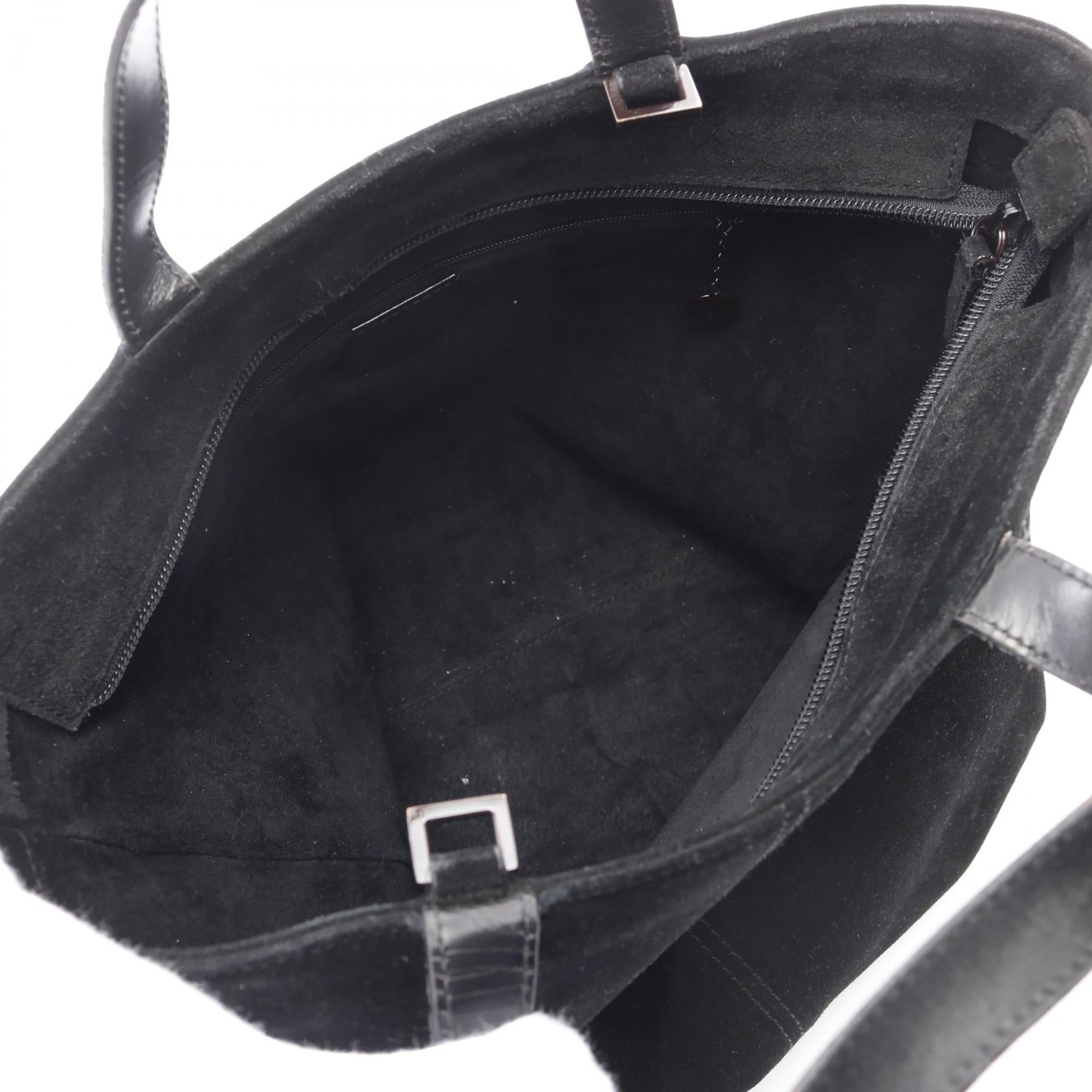 Gucci Tote Bag Leather Suede