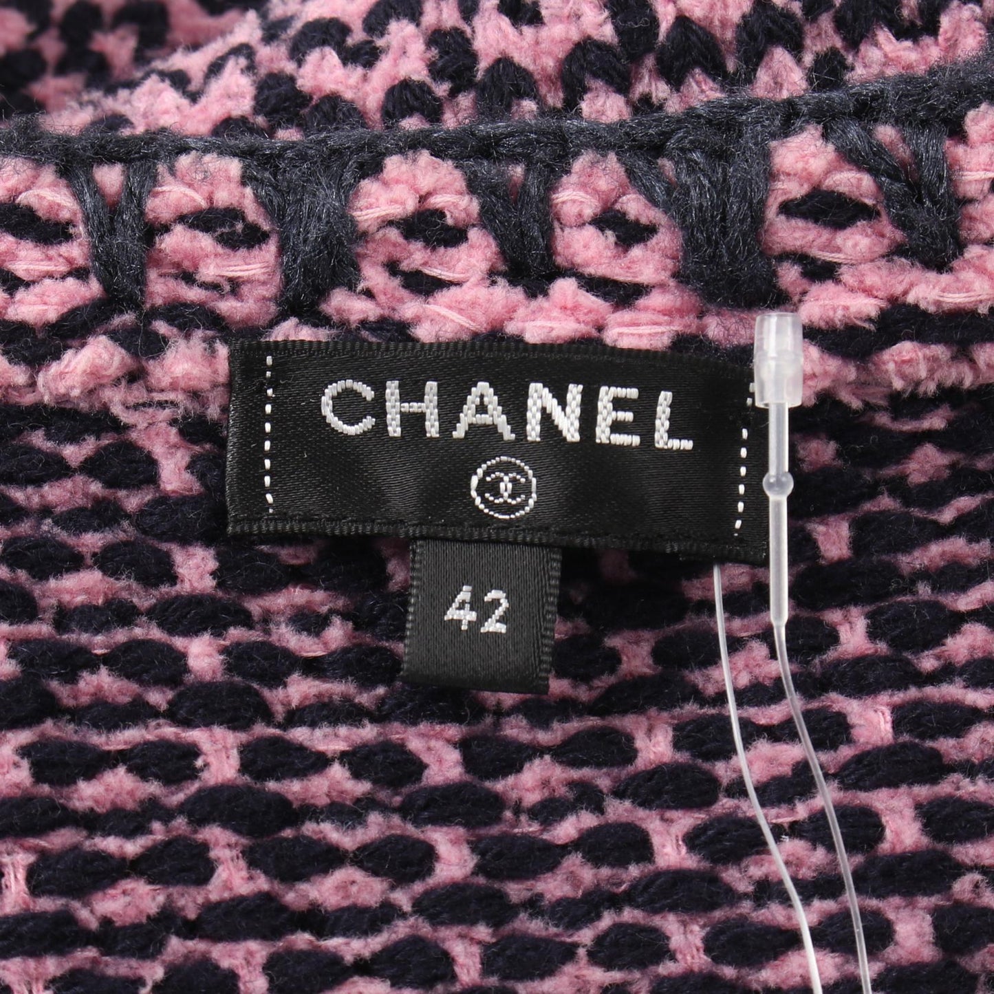 Chanel Coco Mark Button Cashmere Cotton Cardigan Bag