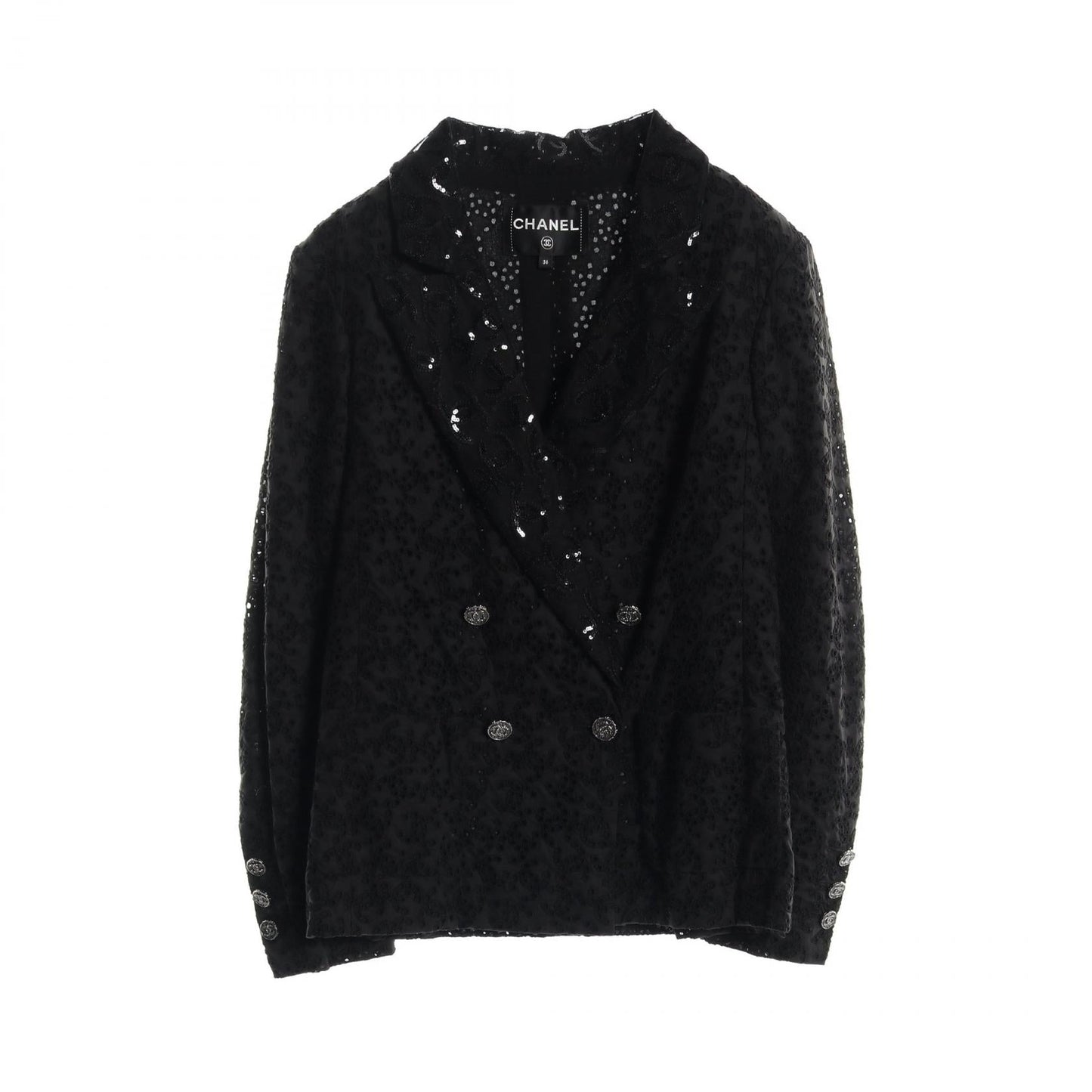 Chanel Coco Mark Eyelet Cotton/Polyester Outerwear