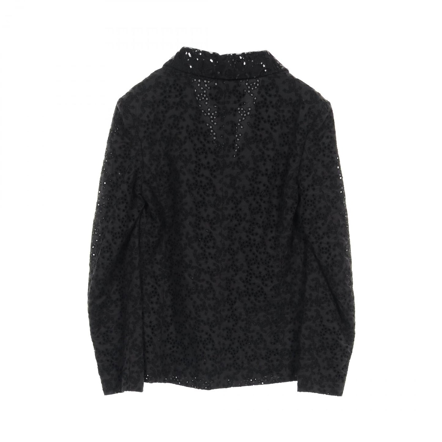 Chanel Coco Mark Eyelet Cotton/Polyester Outerwear Bag