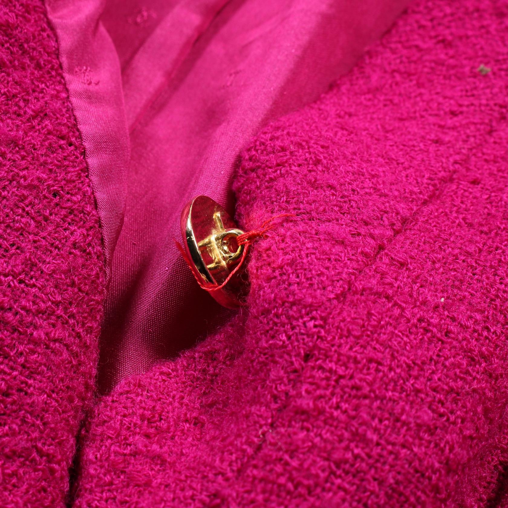 Chanel Wool Collarless Jacket