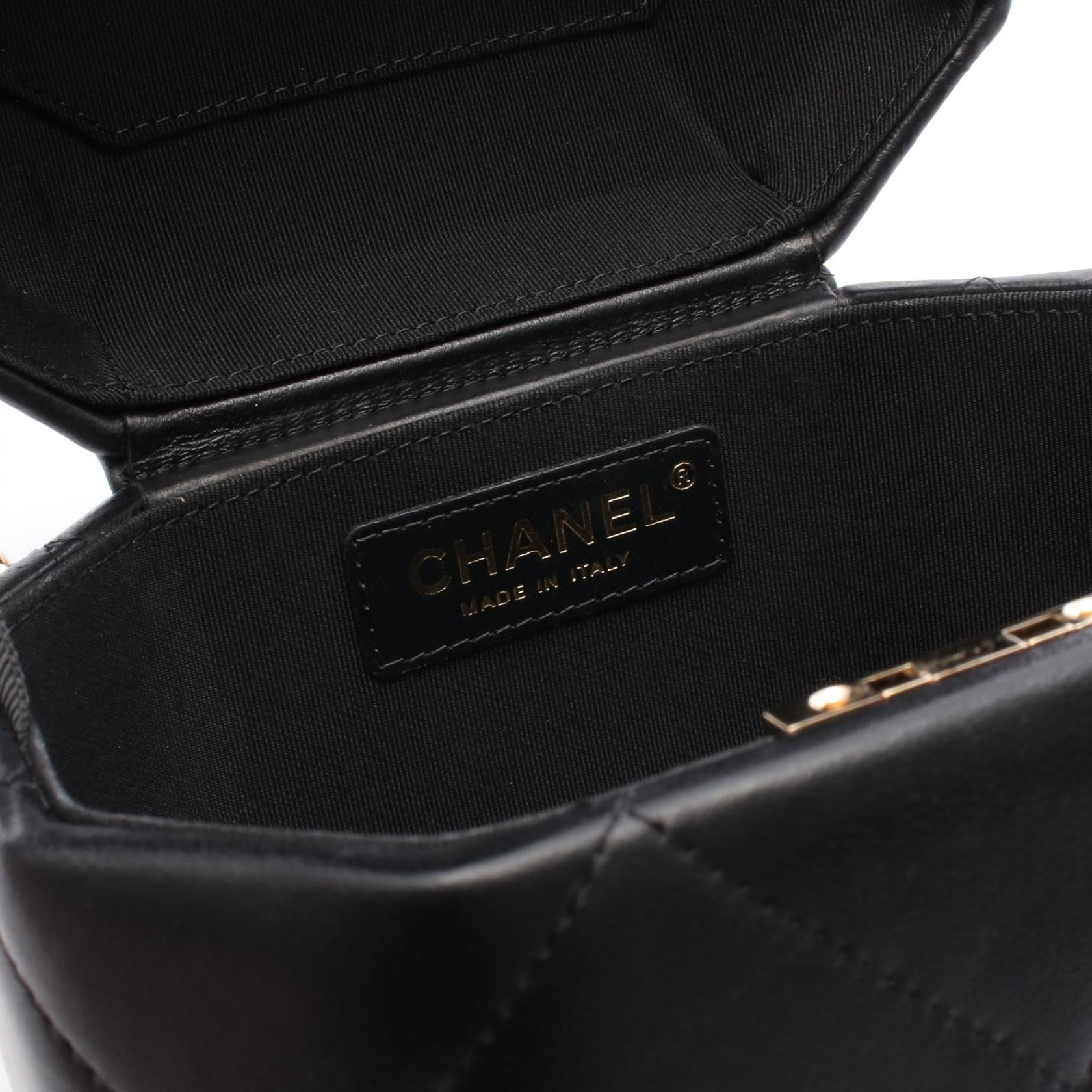 Chanel Matelasse Small Vanity Calfskin Shoulder Bag