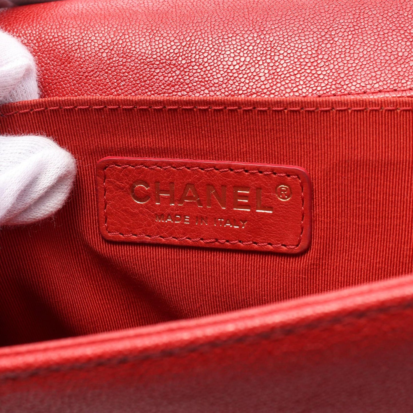 Chanel Boy Chanel Grained Calfskin Shoulder Bag