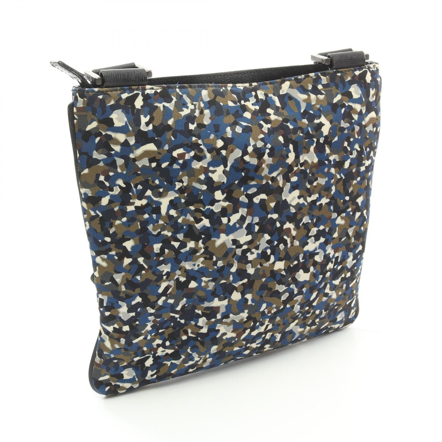 Fendi Shoulder Bag Leather Nylon