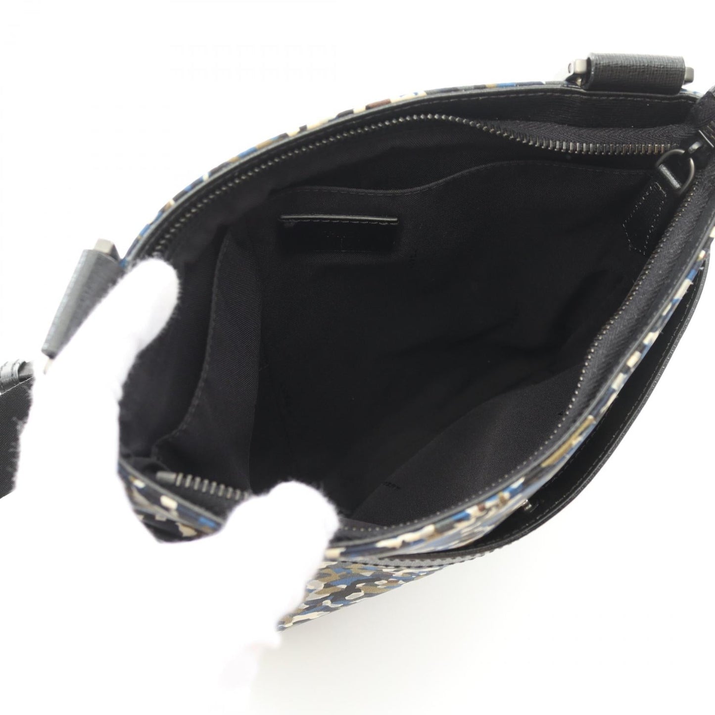 Fendi Shoulder Bag Leather Nylon