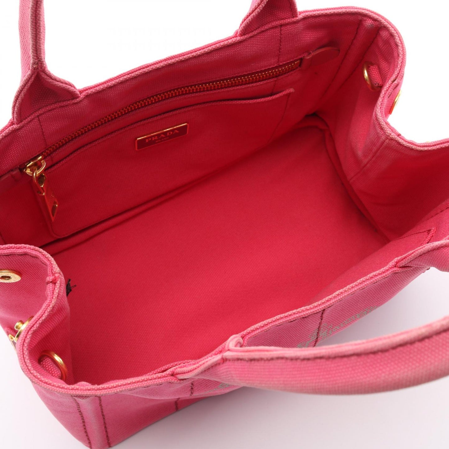 Prada Canapa Tote Bag Canvas Tote Bag 11