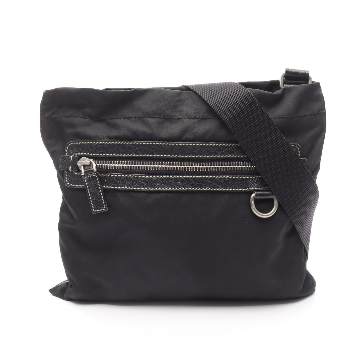 Prada Shoulder Bag Leather Nylon Shoulder Bag 3