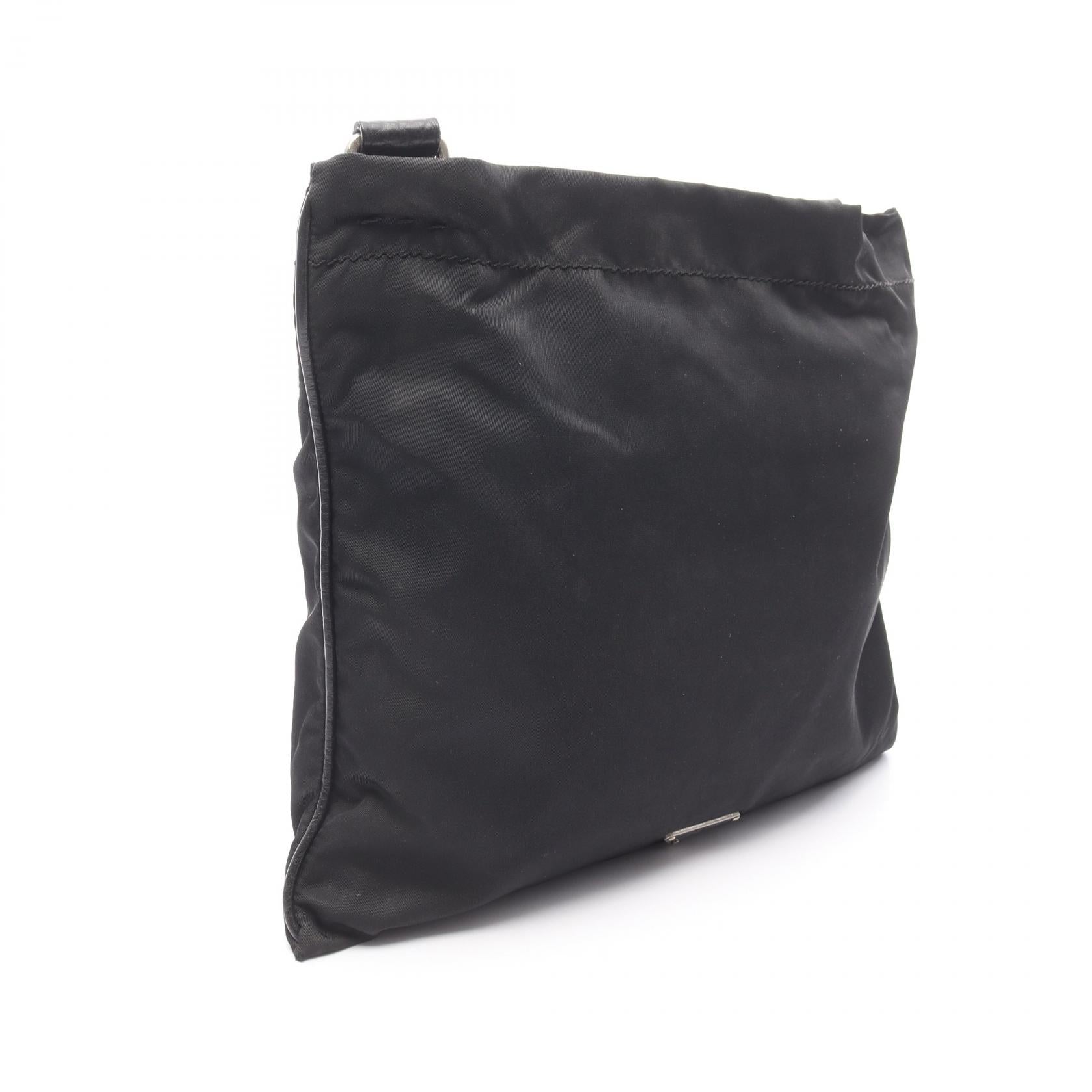 Prada Shoulder Bag Leather Nylon Shoulder Bag 3