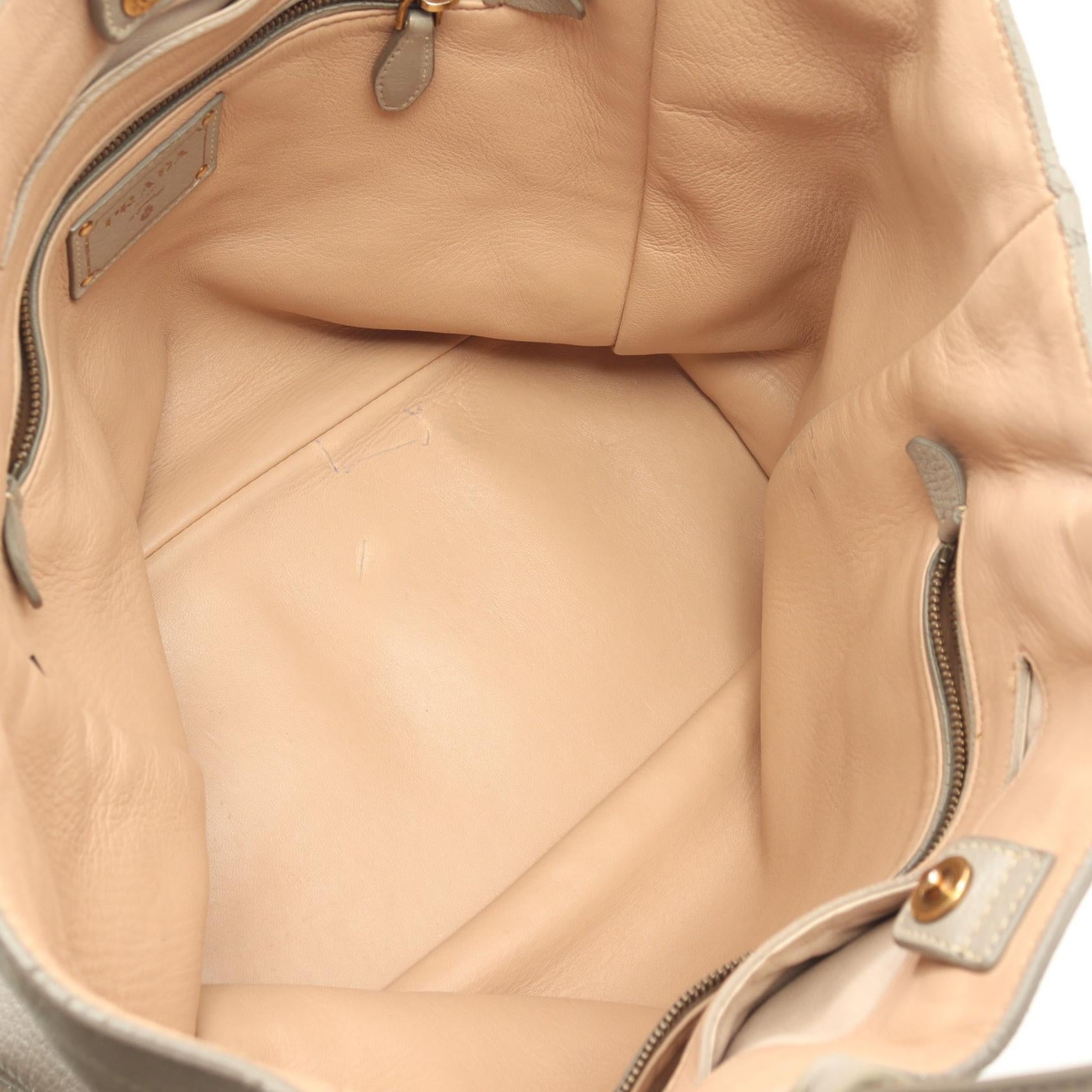 Prada Deerskin Tote Bag