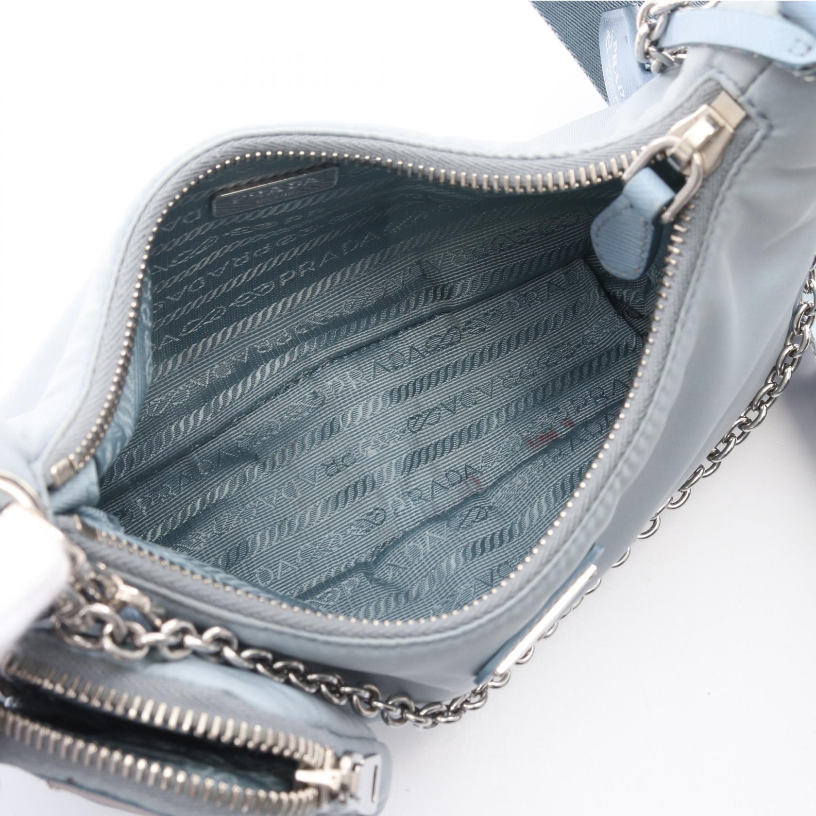 Prada Re Edition Re Shoulder Bag Leather Nylon Saffiano