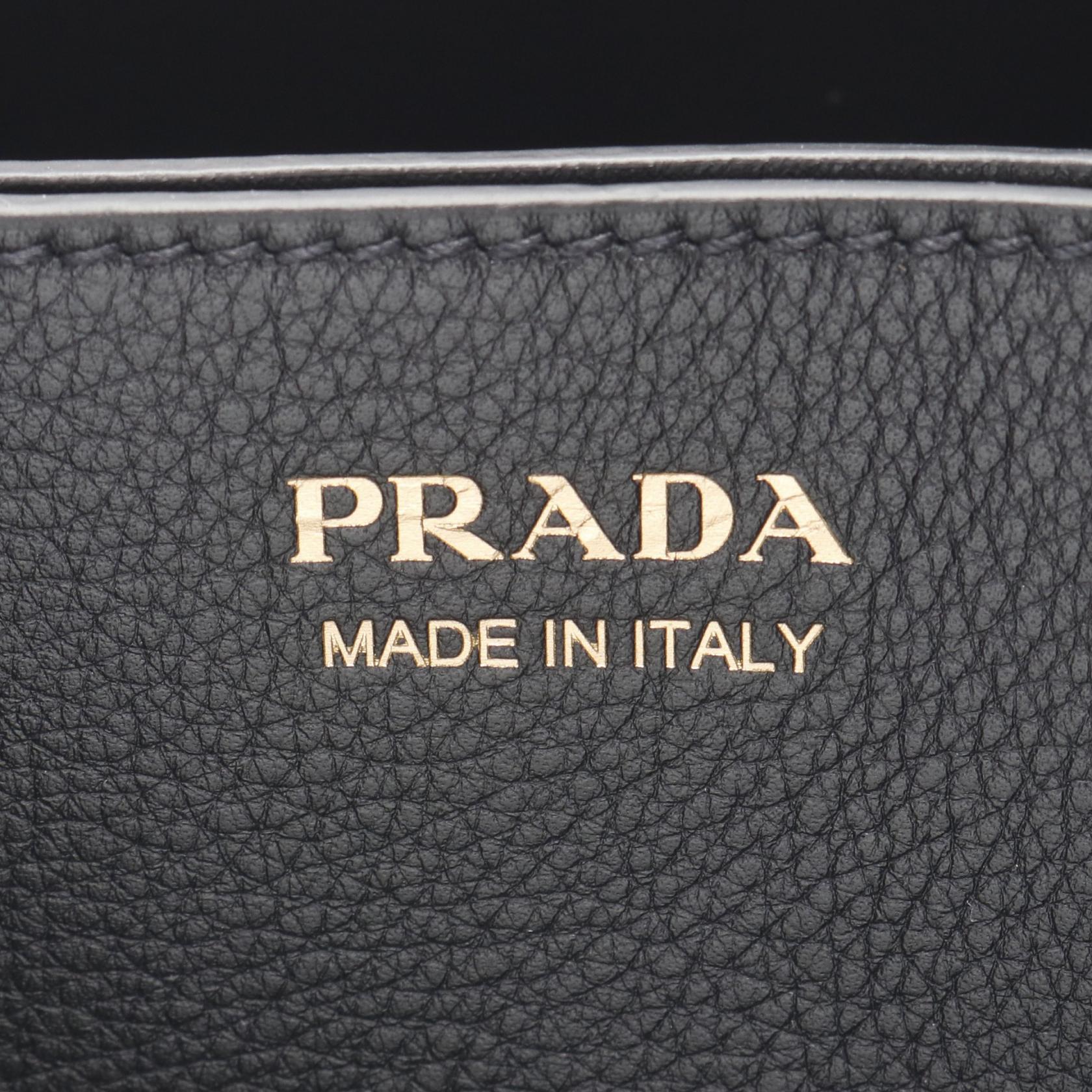 Prada Buckle Double Belt Handbag Leather 2Way Bag 1Ba4172Cysf0002