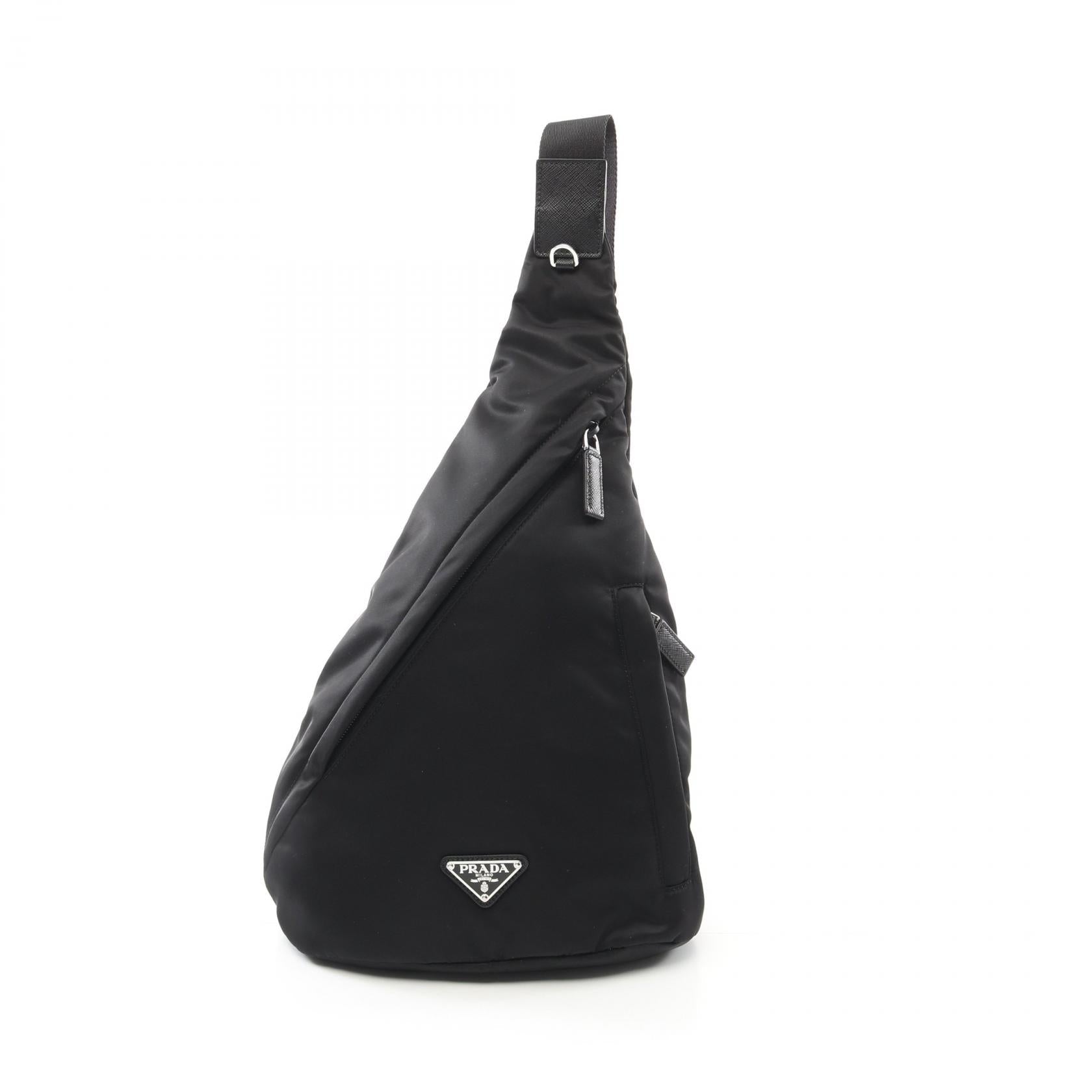 Prada Tessuto Waist Bag Leather Nylon Saffiano Travel Bag Bag 2Vz0922Dmgf0002 1