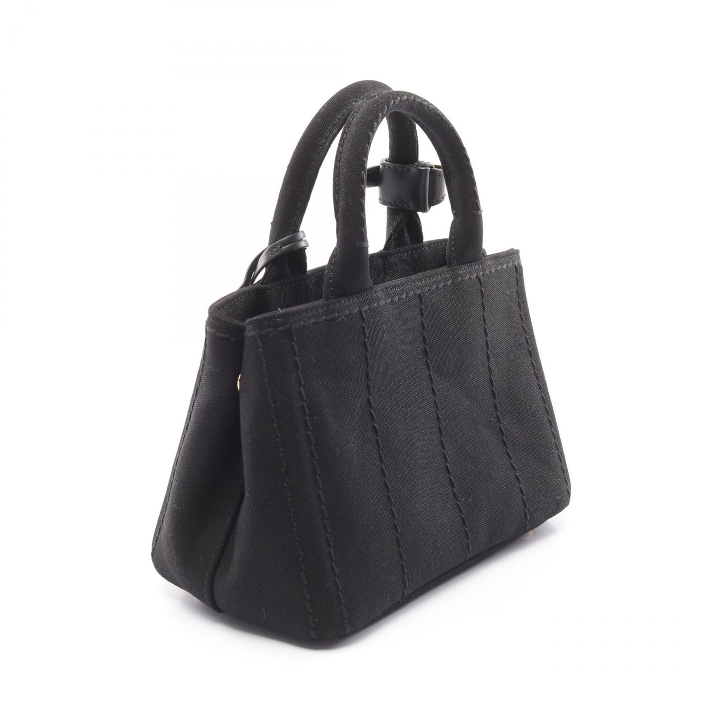 Prada 1Ba038 Handbag Canvas Travel Bag