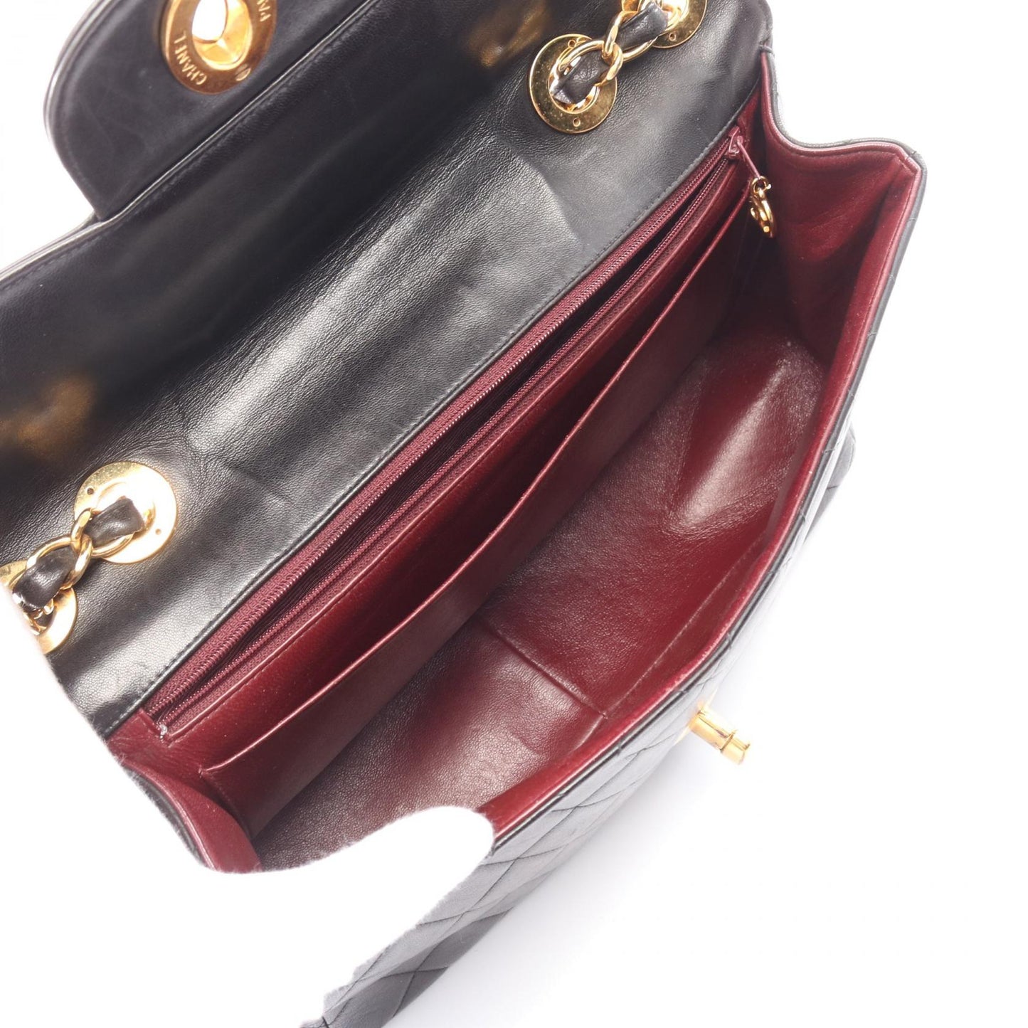 Chanel Deauville Lambskin Shoulder Bag