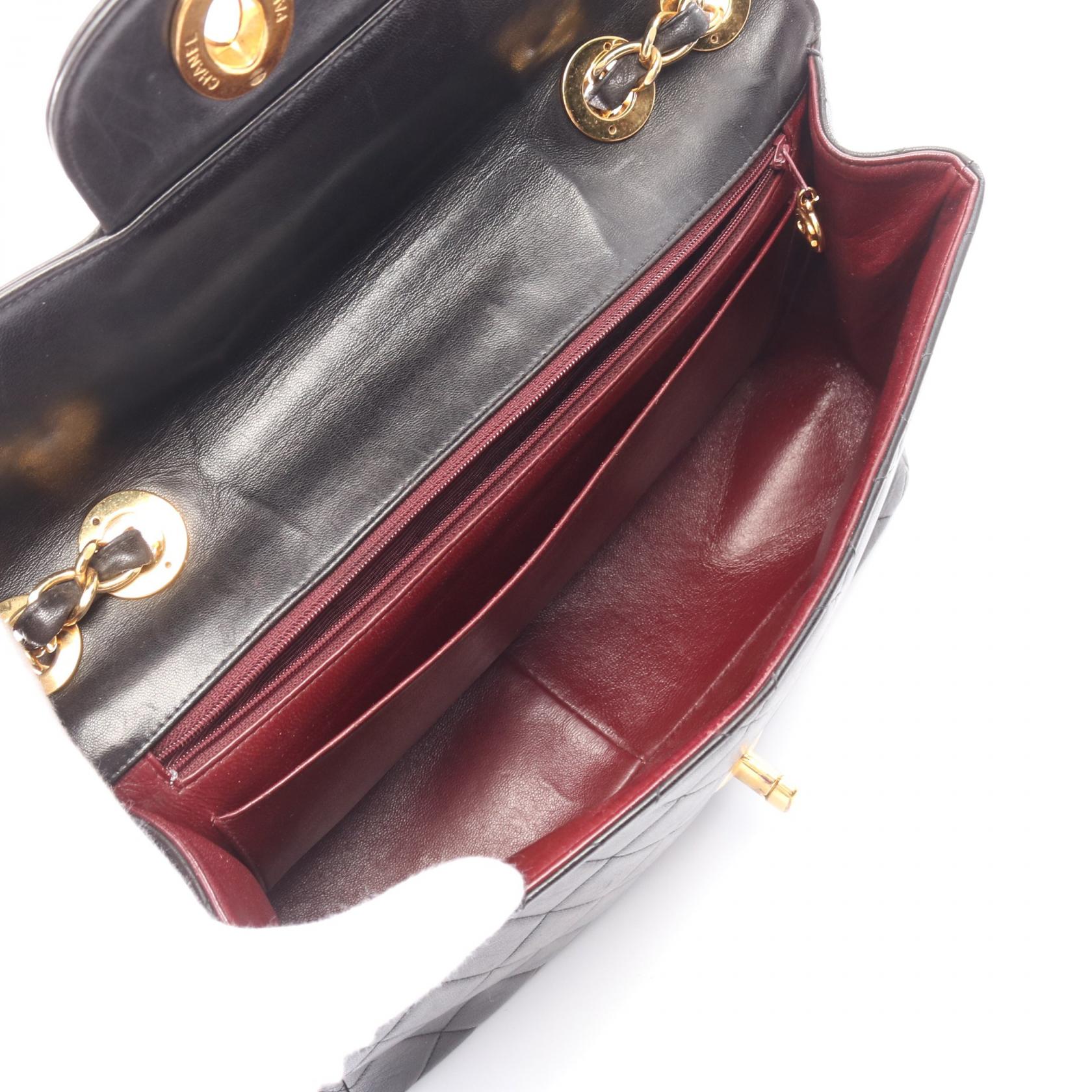 Chanel Deauville Lambskin Shoulder Bag