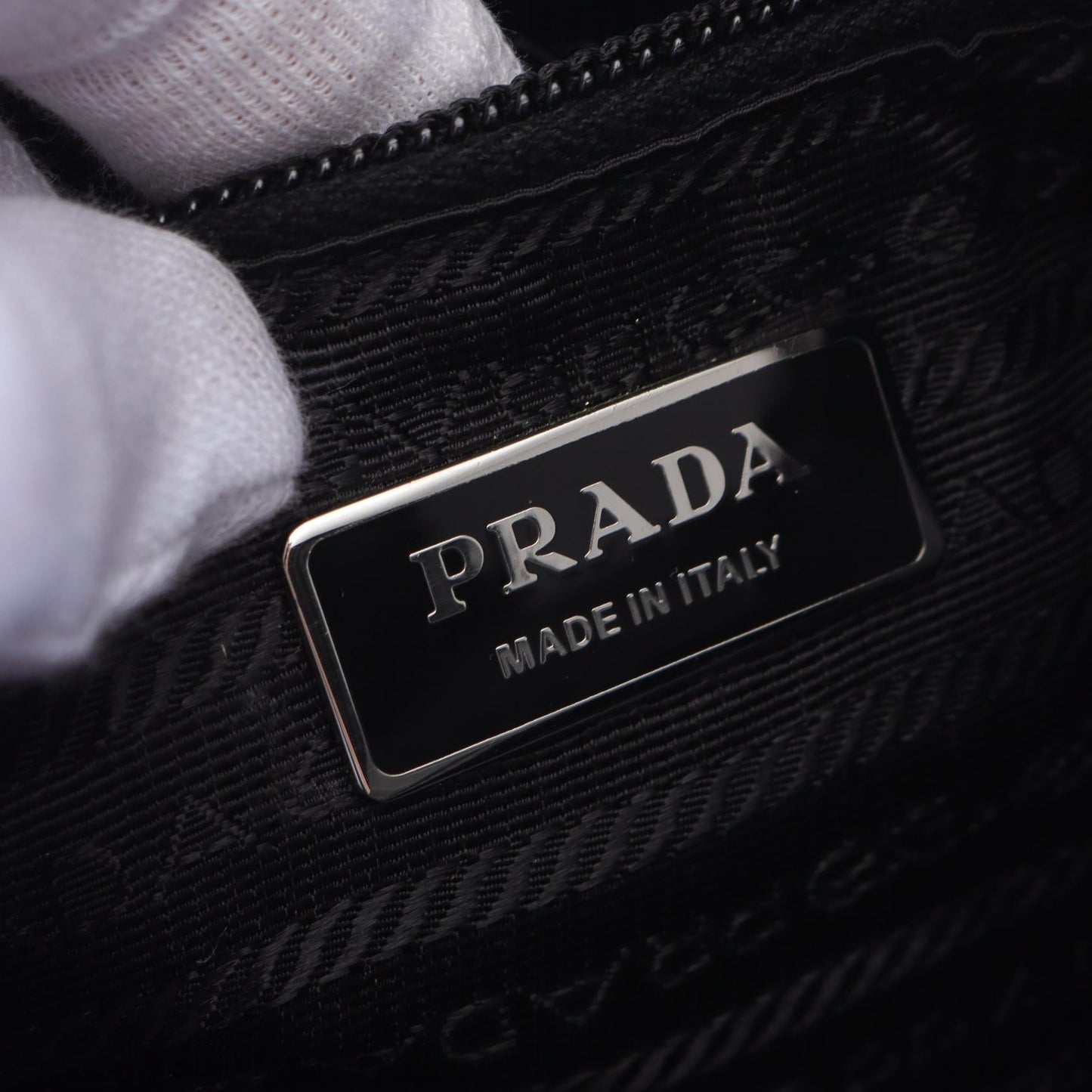 Prada Tessuto Saffi Shoulder Bag Bag Leather Nylon Saffiano