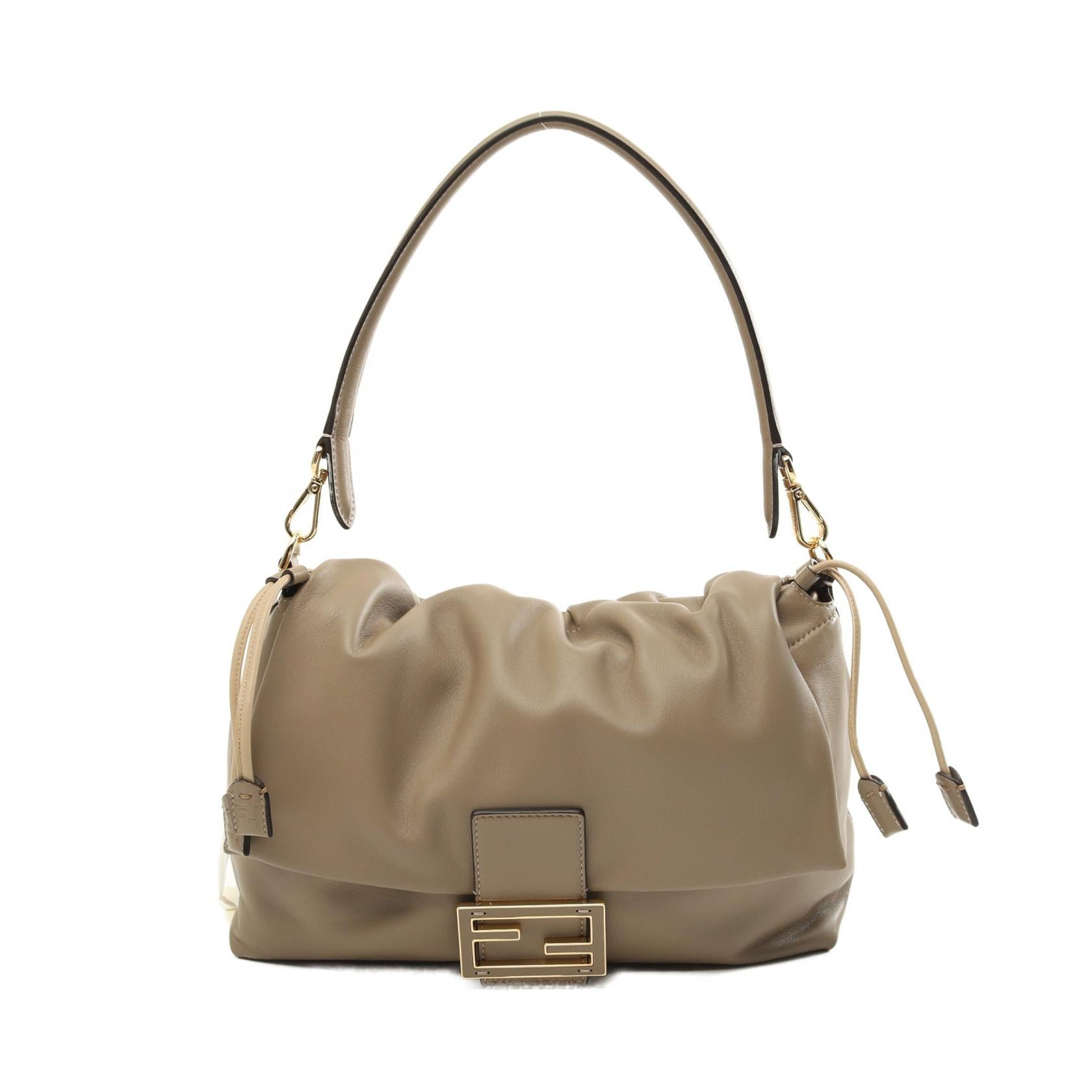 Fendi Mamma Baguette Shoulder Bag 8Br834 0Df0E65 Leather Large