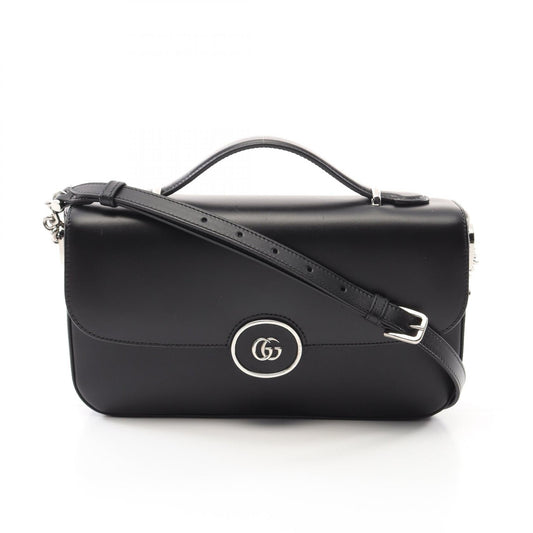 Gucci Double Shoulder Bag Leather