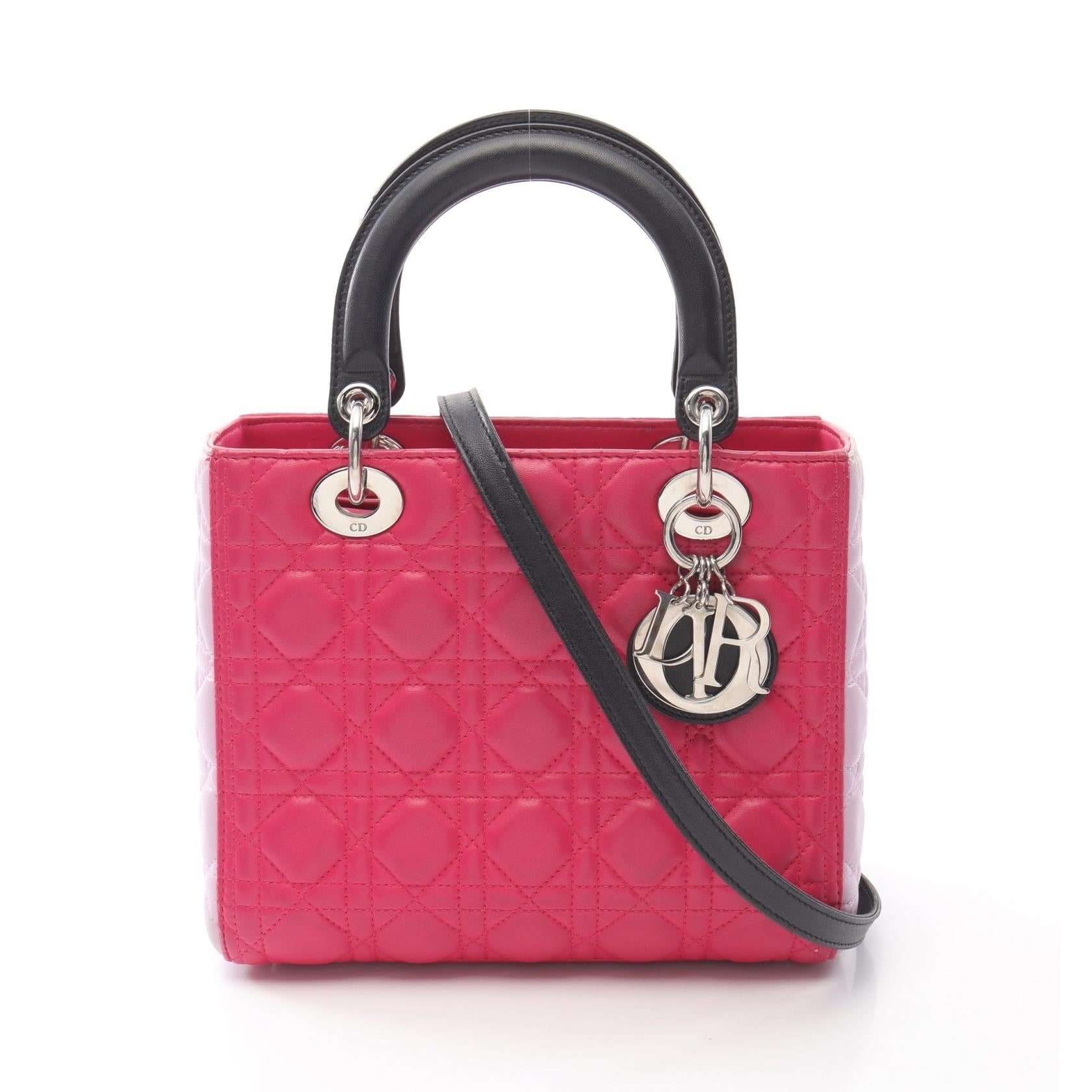 Dior Lady Cannage Handbag Leather Travel Bag Leather Handbag 2