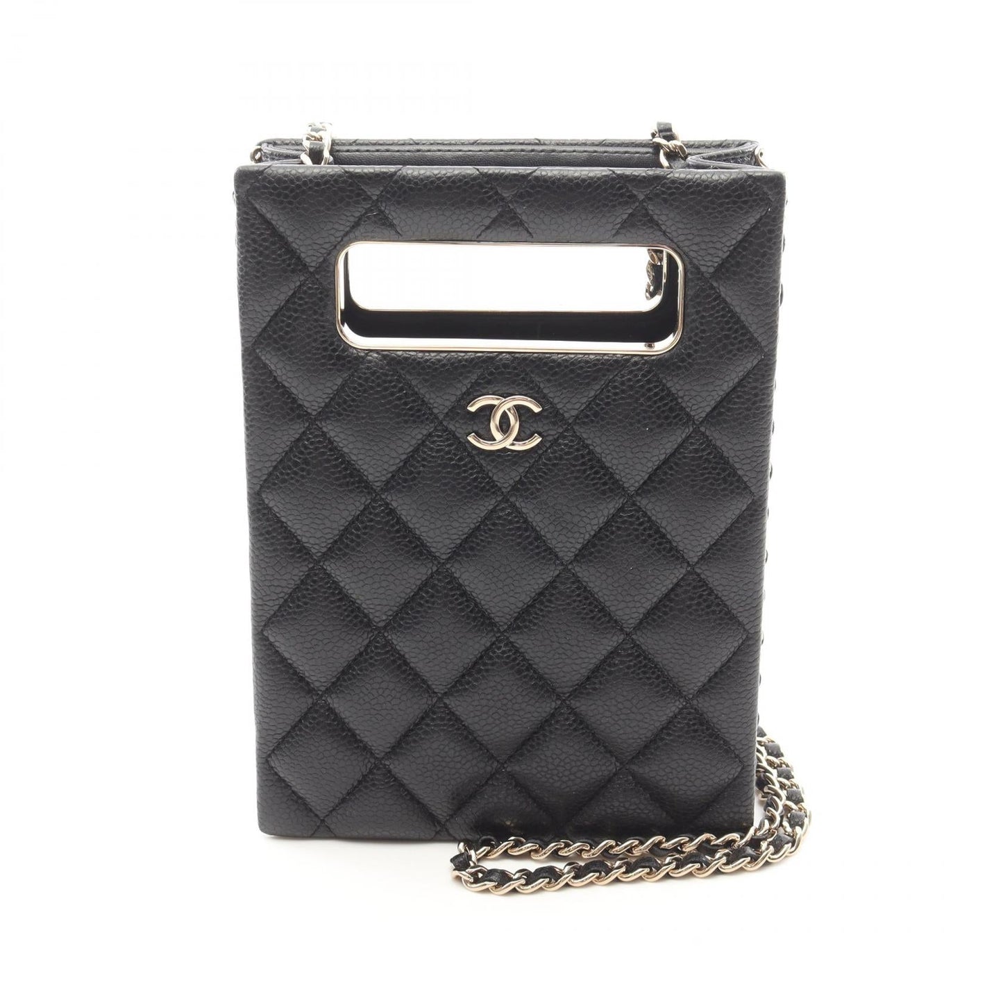 Chanel Matelasse Evening Caviar Skin Shoulder Bag