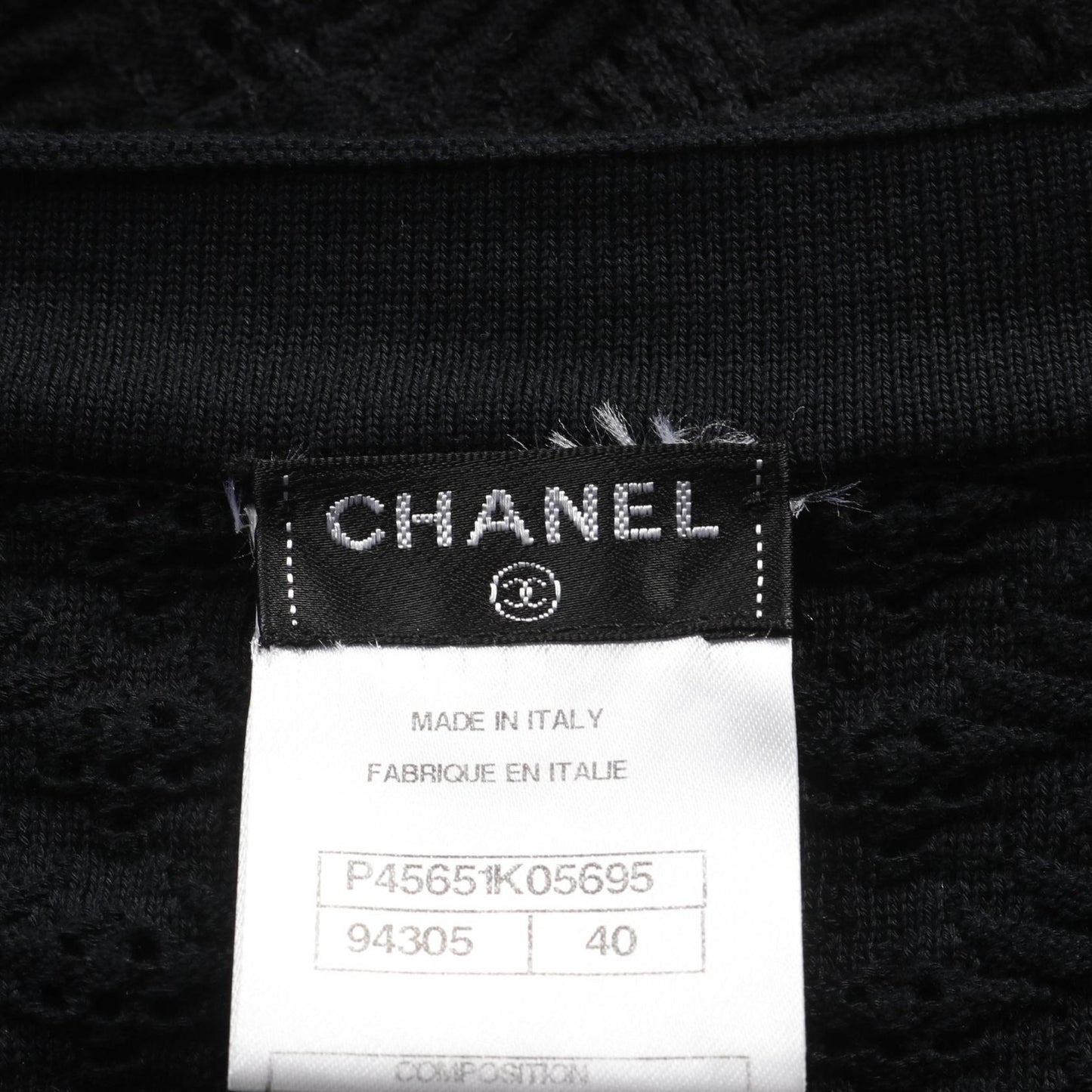 Chanel Coco Mark Button Cotton Dress