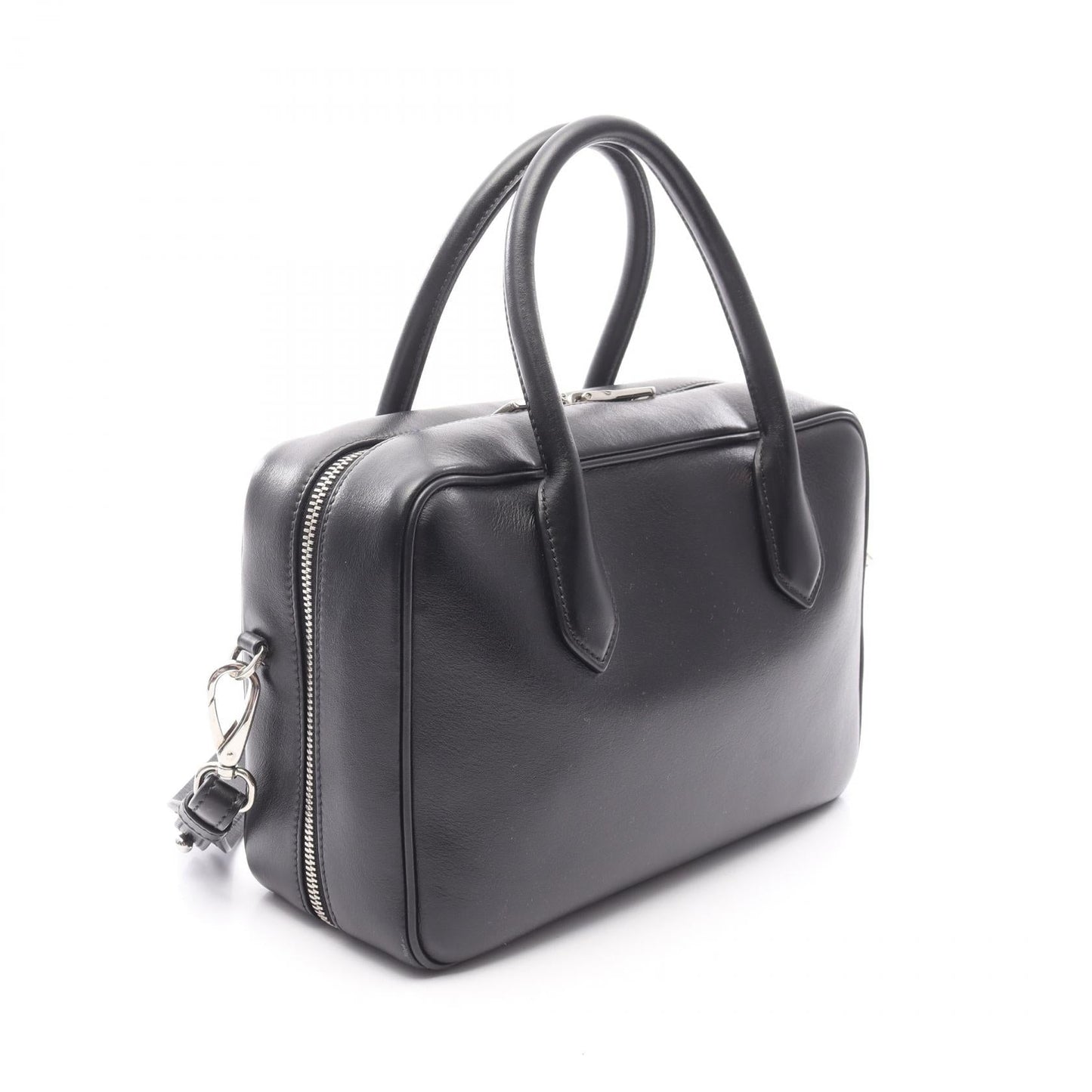 Prada Banana Print Handbag Leather Travel Bag