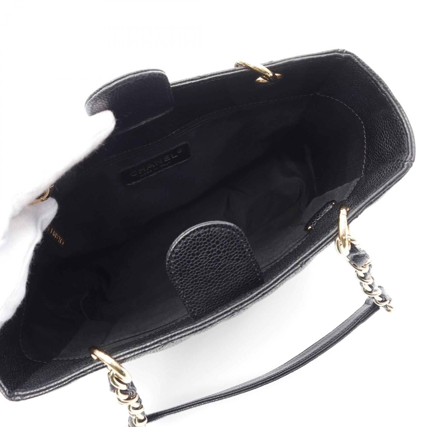Chanel Matelasse PST Caviar Skin Tote Bag