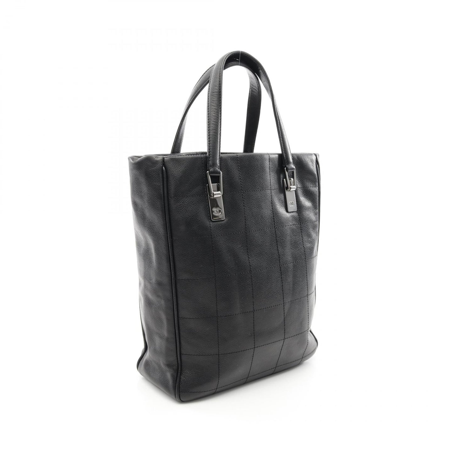 Chanel Choco Bar Caviar Skin Tote Bag