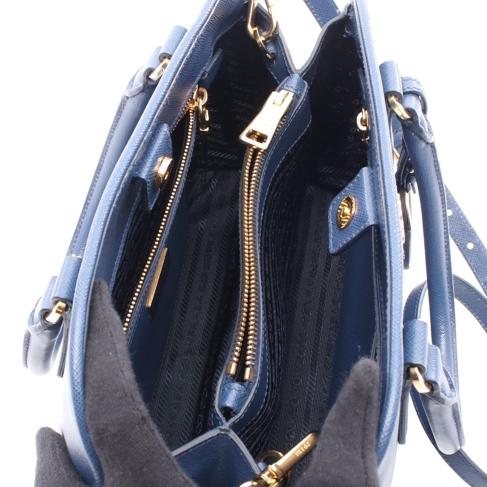 Prada Lux Handbag Leather Saffiano Travel Bag