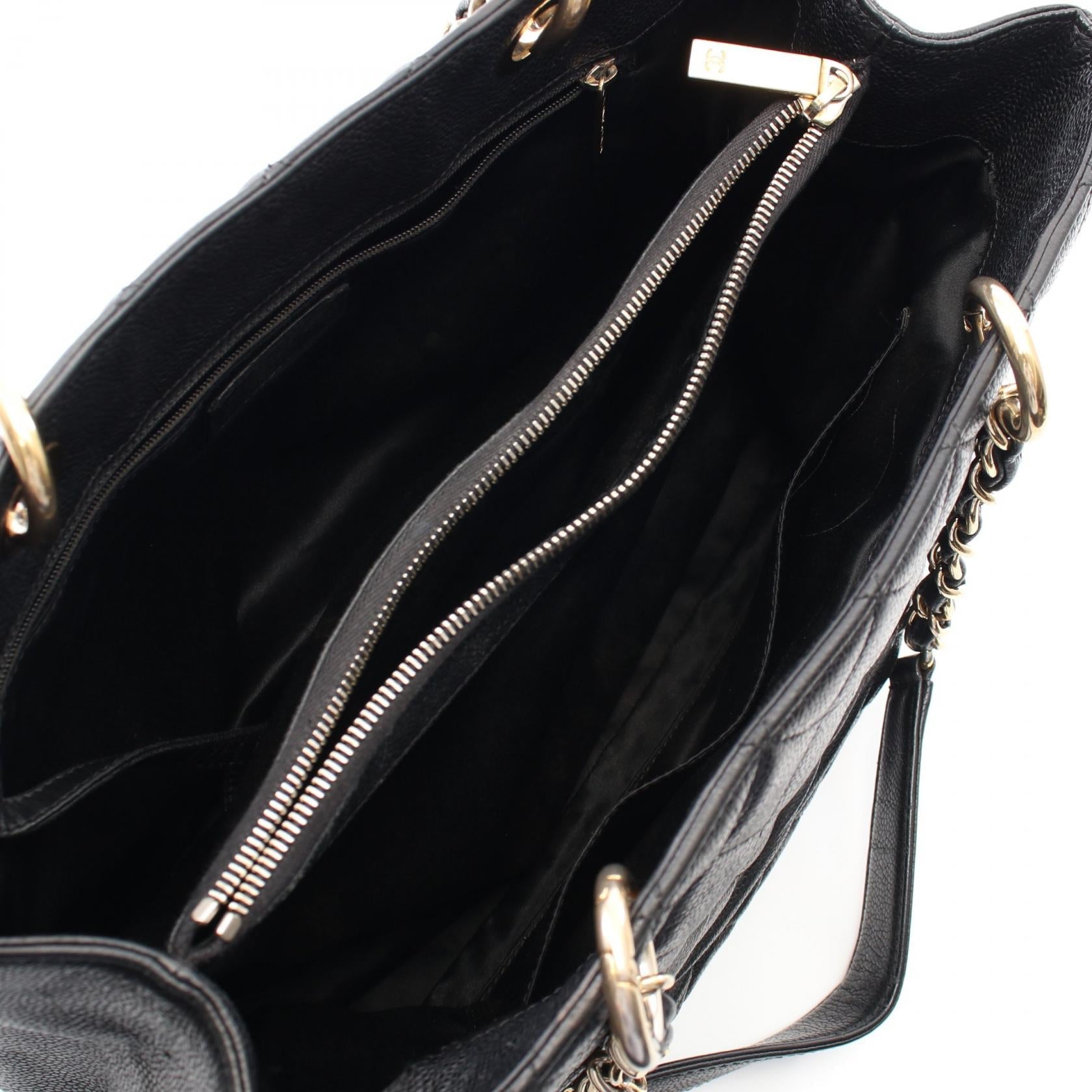 Chanel Matelasse Grand Shopping Tote Bag Caviar Skin Tote Bag