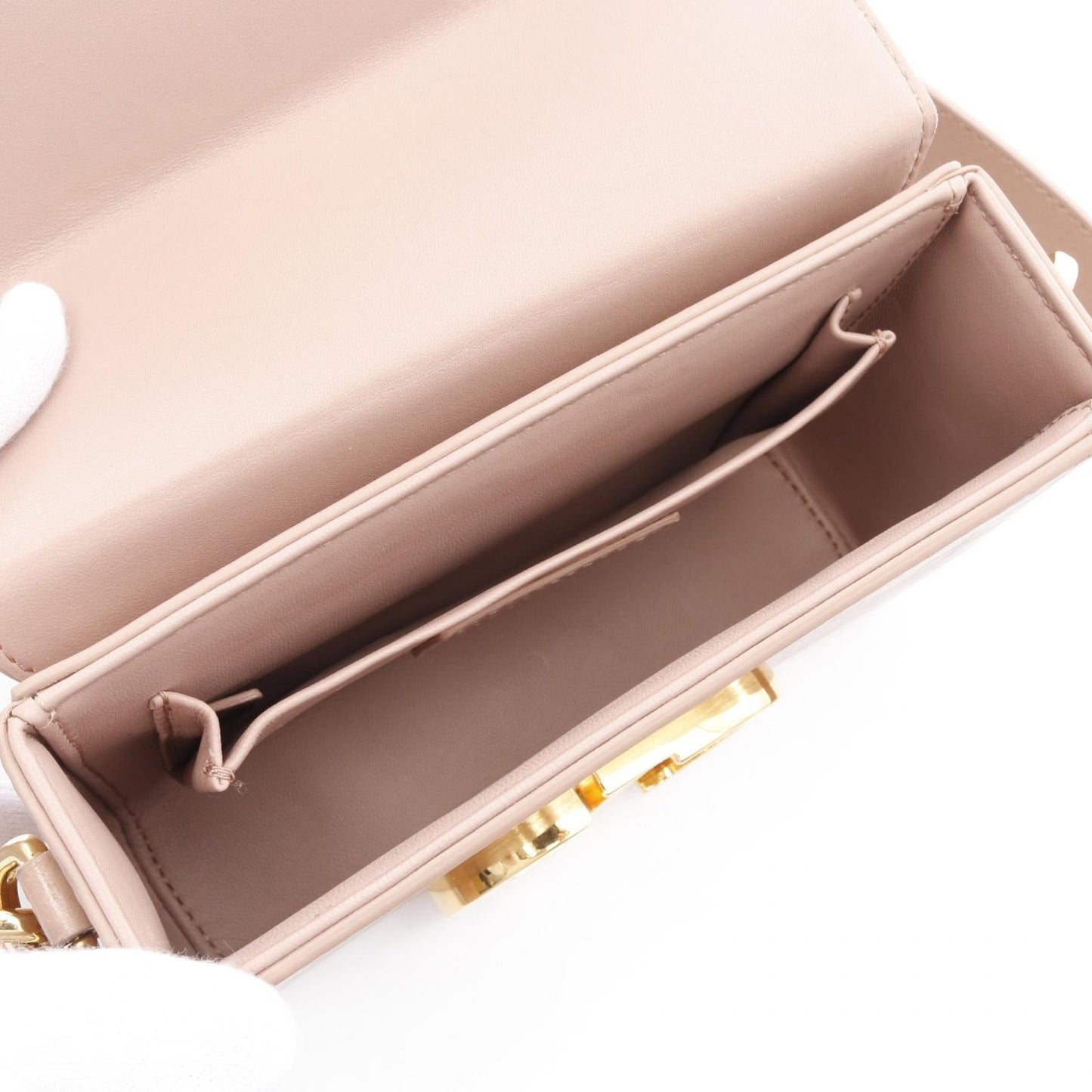 Dior Christian Shoulder Bag Leather 2