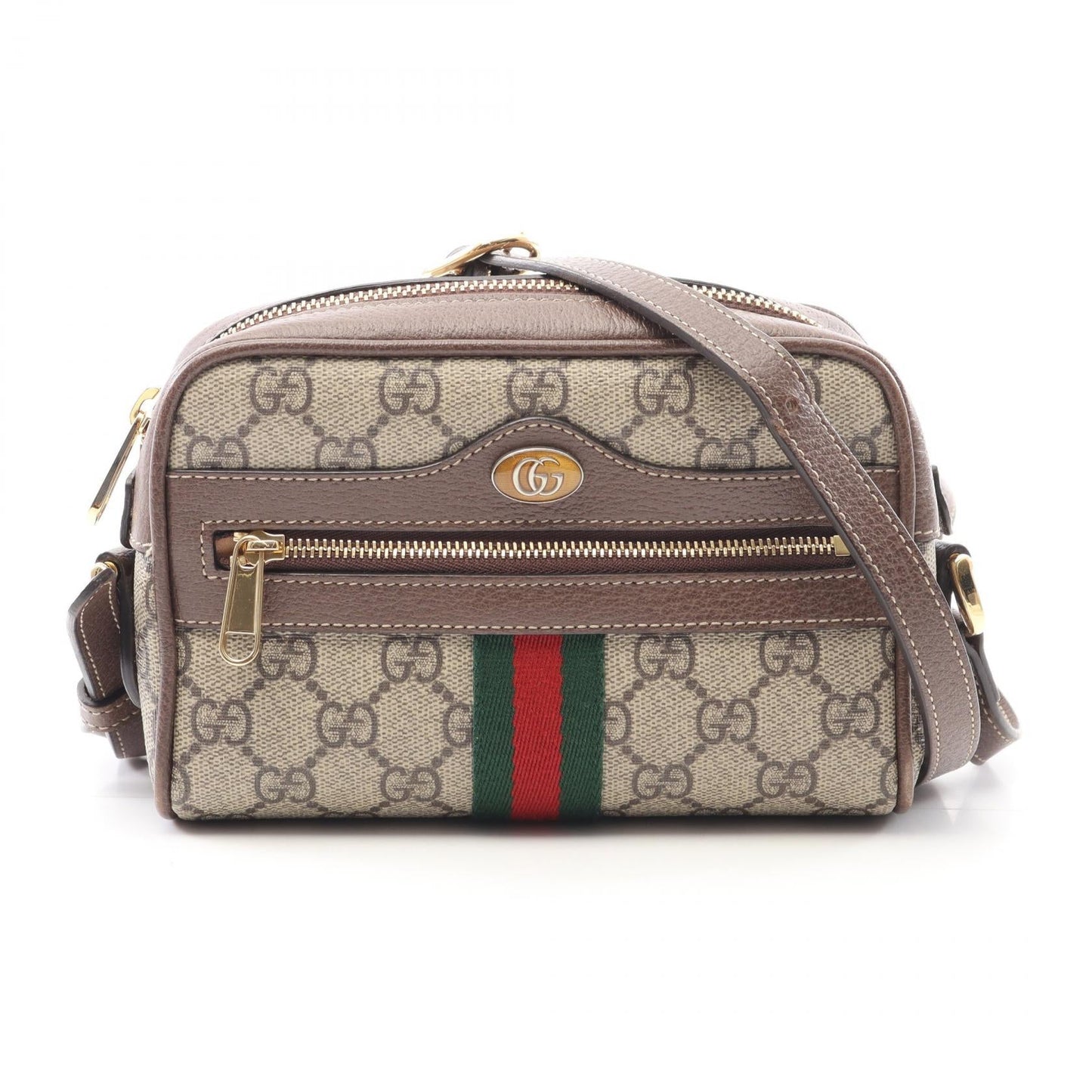 Gucci Ophidia Pvc Coated Shoulder Bag Canvas