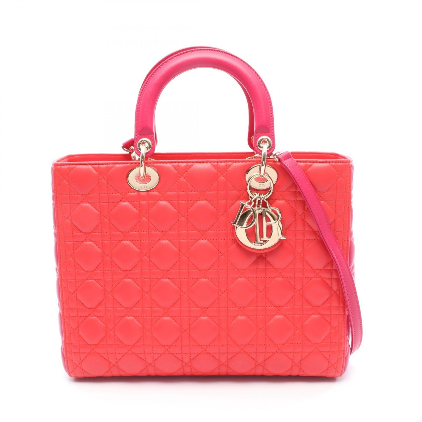 Dior Lady Handbag Leather Travel Bag Leather Handbag 1