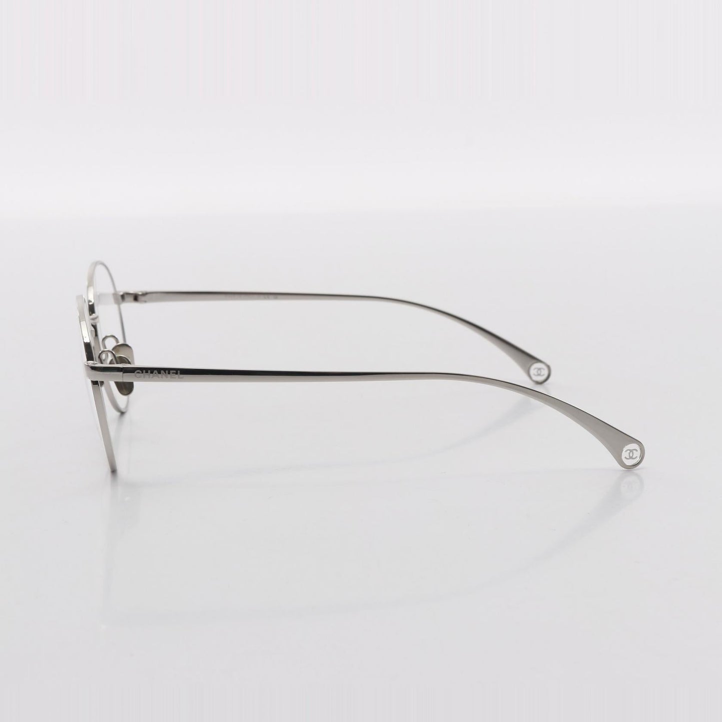 Chanel Oval Shape Metal Optical Glasses Bag