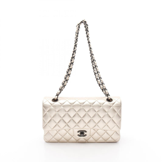 Chanel Matelasse Lambskin Double Flap Shoulder Bag