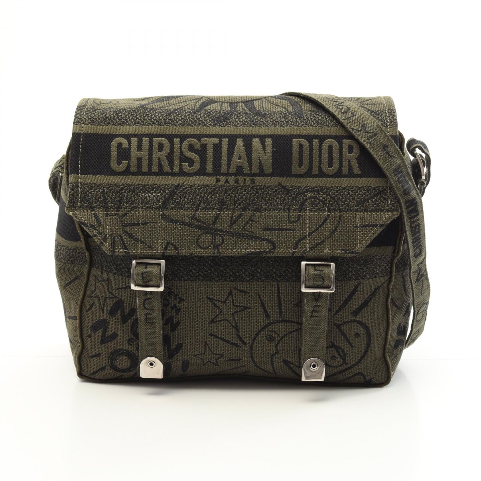 Dior camp Shoulder Bag Canvas