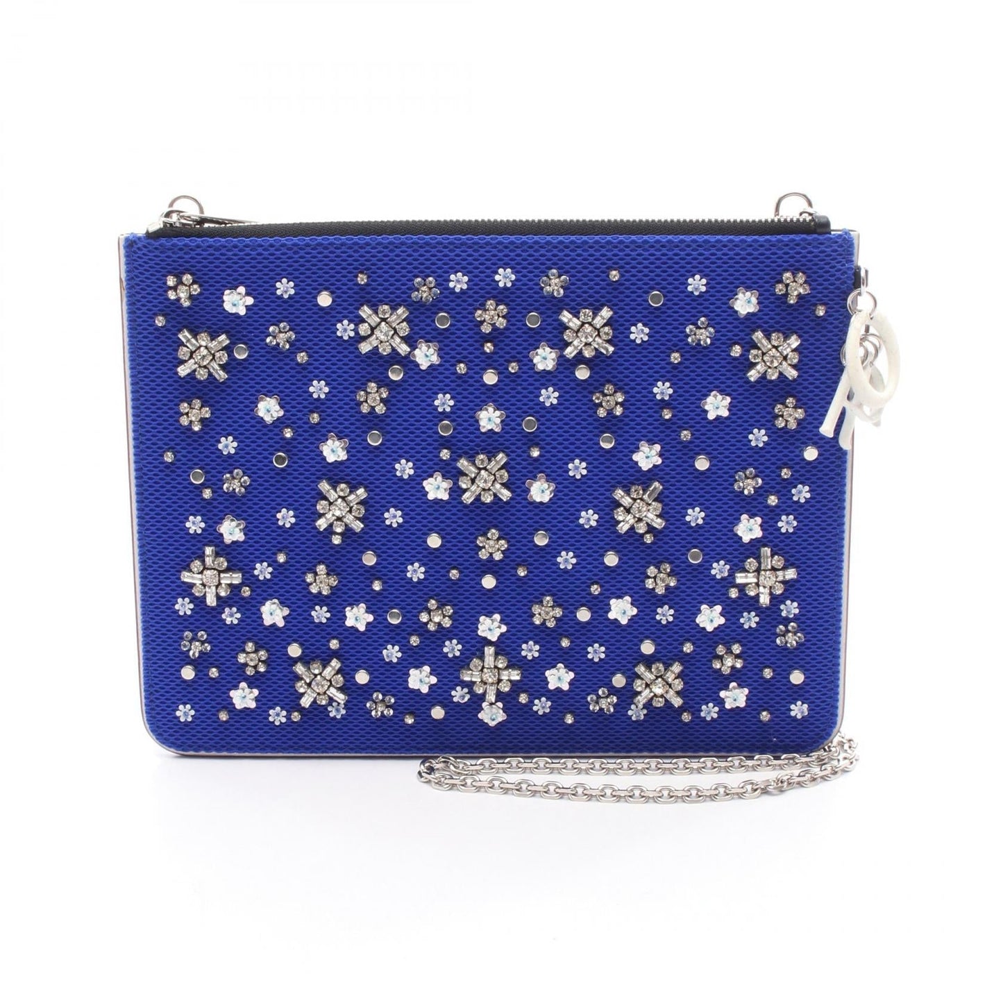 Dior Christian Fabric Shoulder Bag Leather
