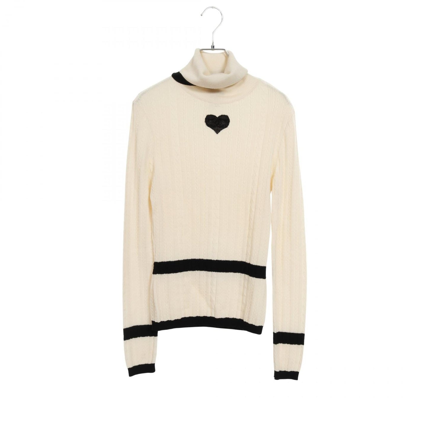 Chanel Heart Pattern Wool Knitwear