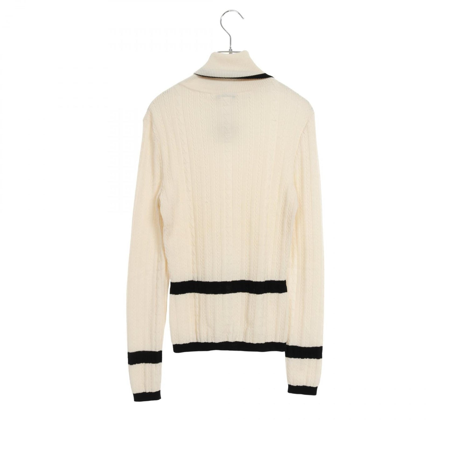 Chanel Heart Pattern Wool Knitwear Bag